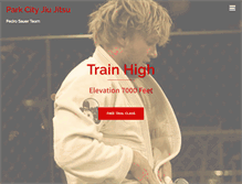 Tablet Screenshot of parkcitybjj.com